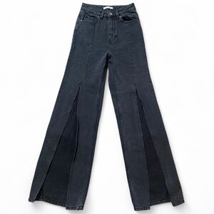 PacSun Eco Washed Black Slit '90s Boyfriend Jeans – Size 25